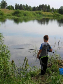 В Набережных Челнах дети соревновались в ловле рыбы